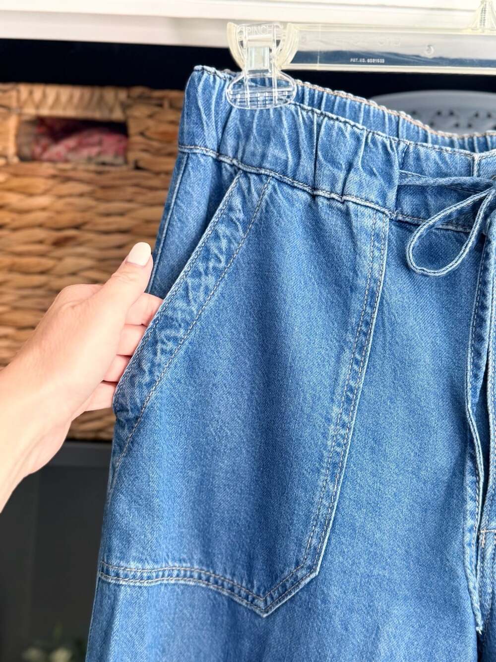 Paige Rumi High Rise Wide Leg Jeans Size 29 Nimes Denim - Picture 4 of 8